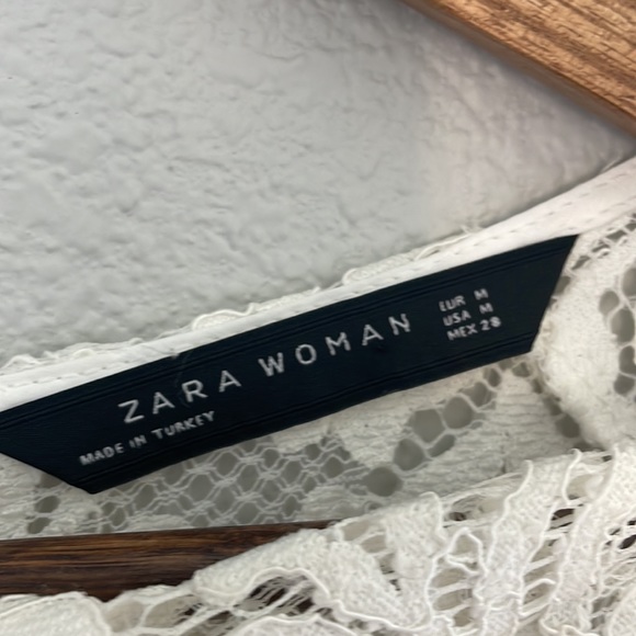 Zara Woman Sheath Lace Dress - Picture 3 of 5